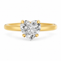 heart, yellow gold
