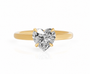 heart, yellow gold