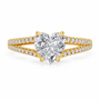 heart, yellow gold