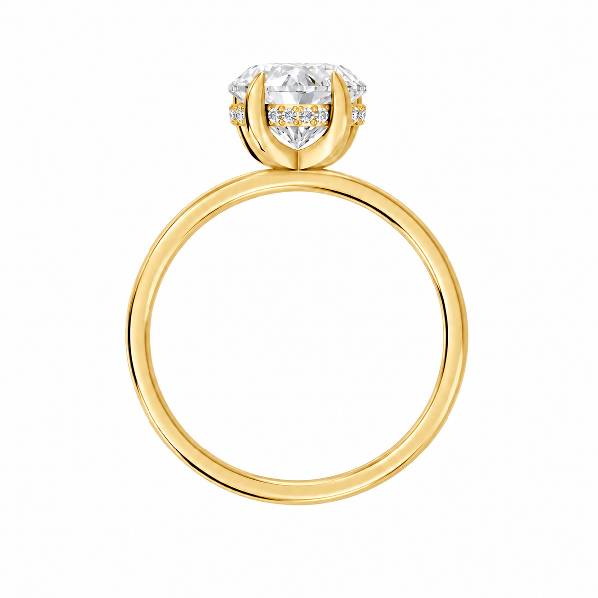 heart, yellow gold
