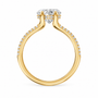 heart, yellow gold