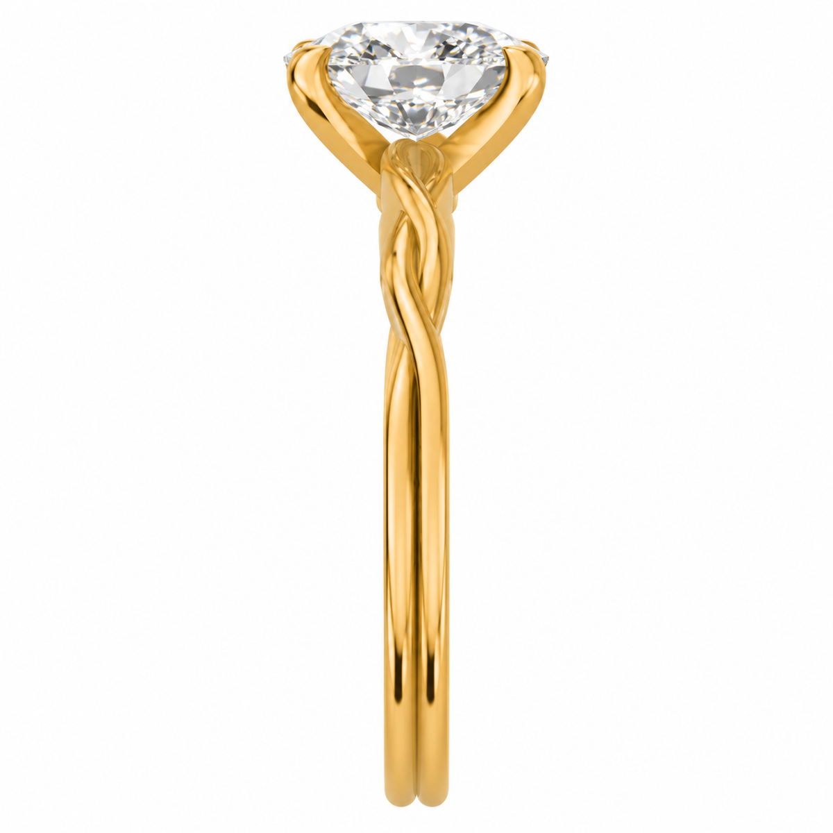 heart, yellow gold