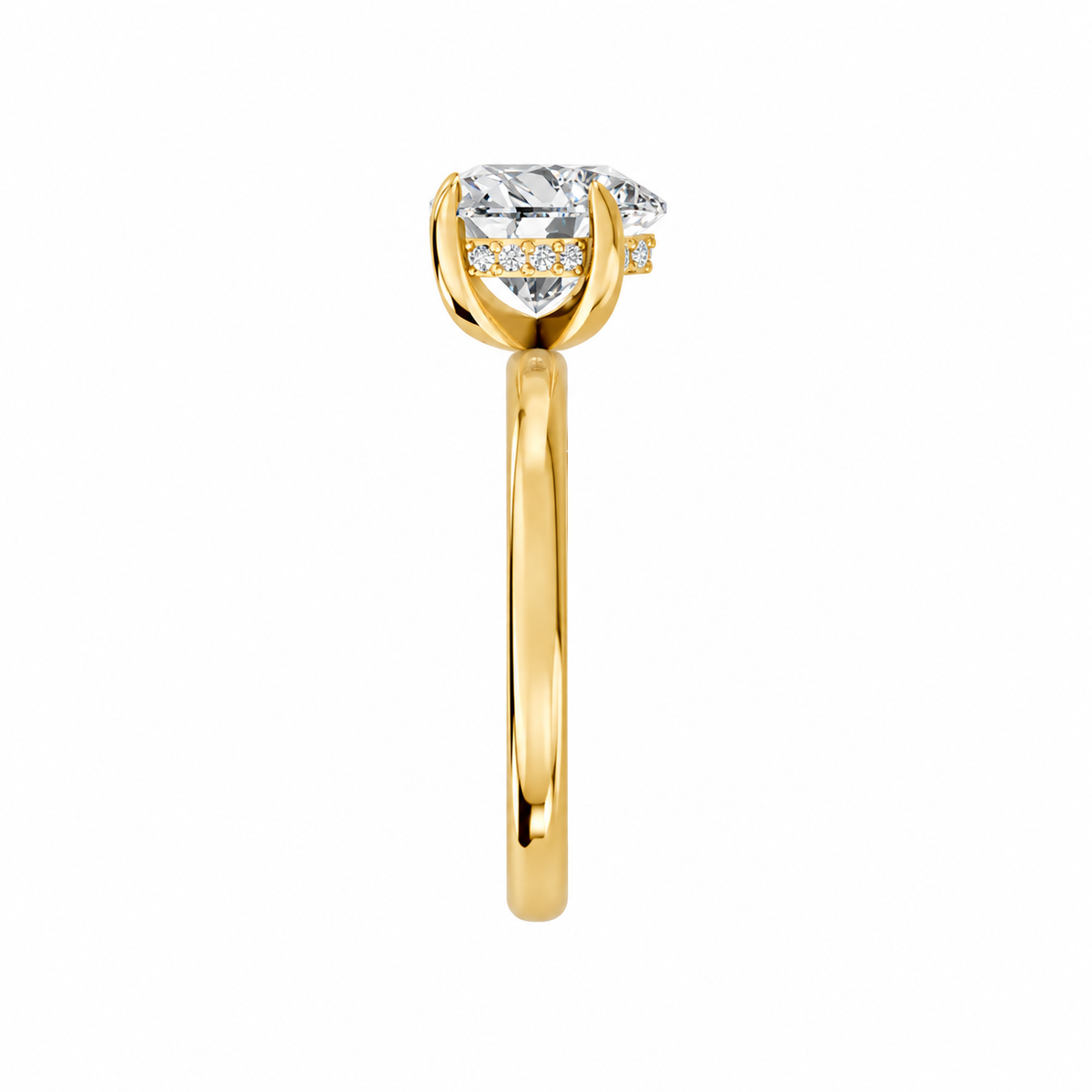 heart, yellow gold