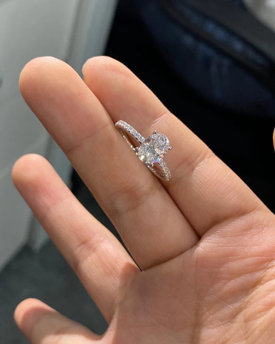 Eternal Embrace Oval Ring