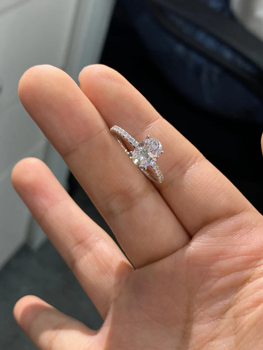 Eternal Embrace Oval Ring