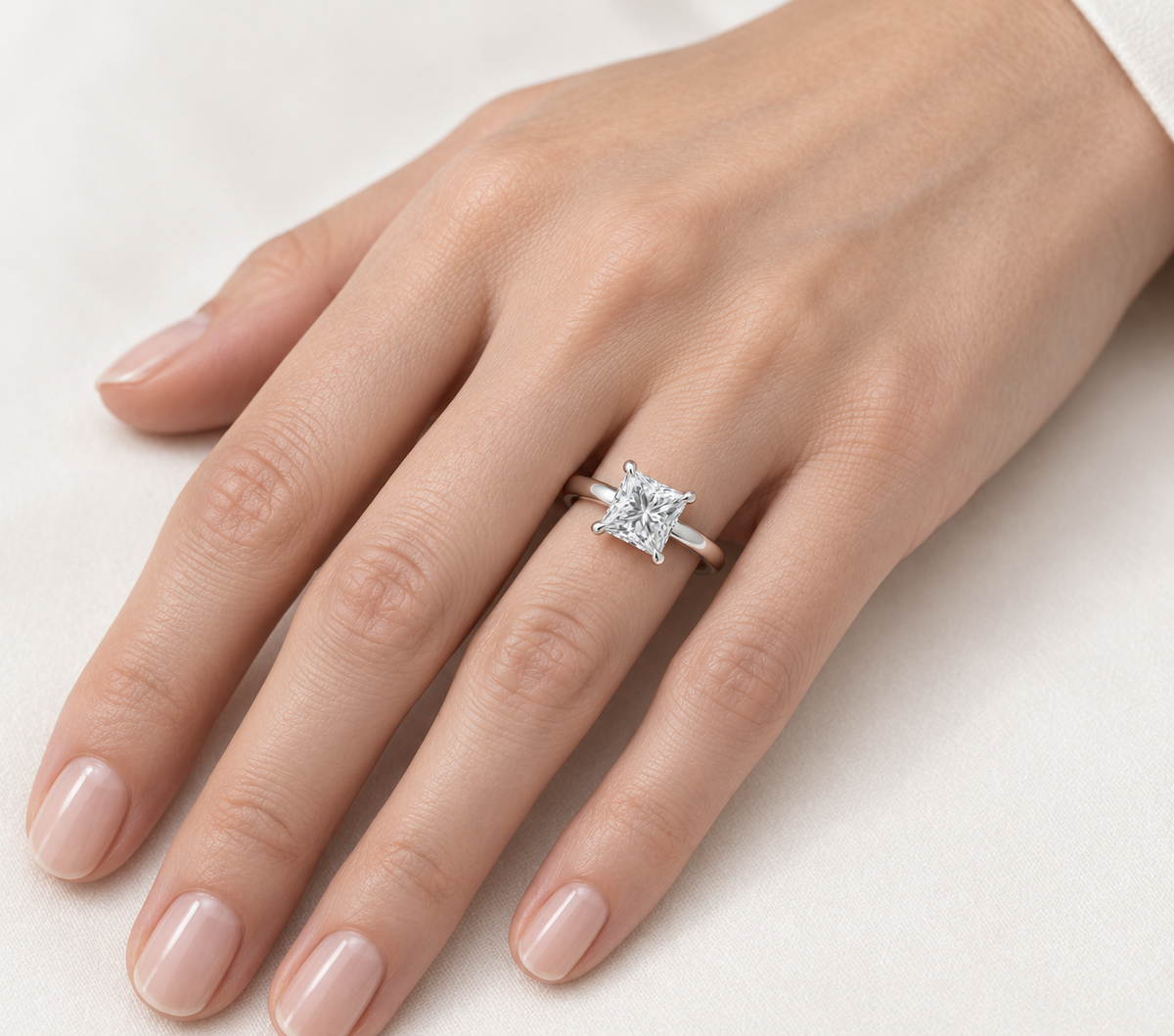 princess, white gold