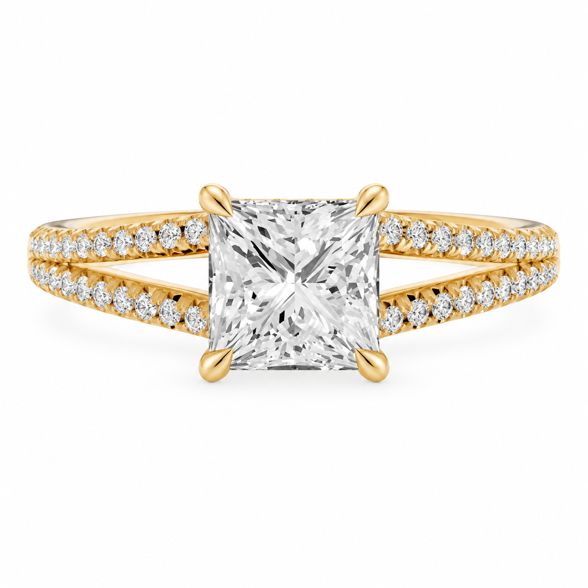 princess, yellow gold