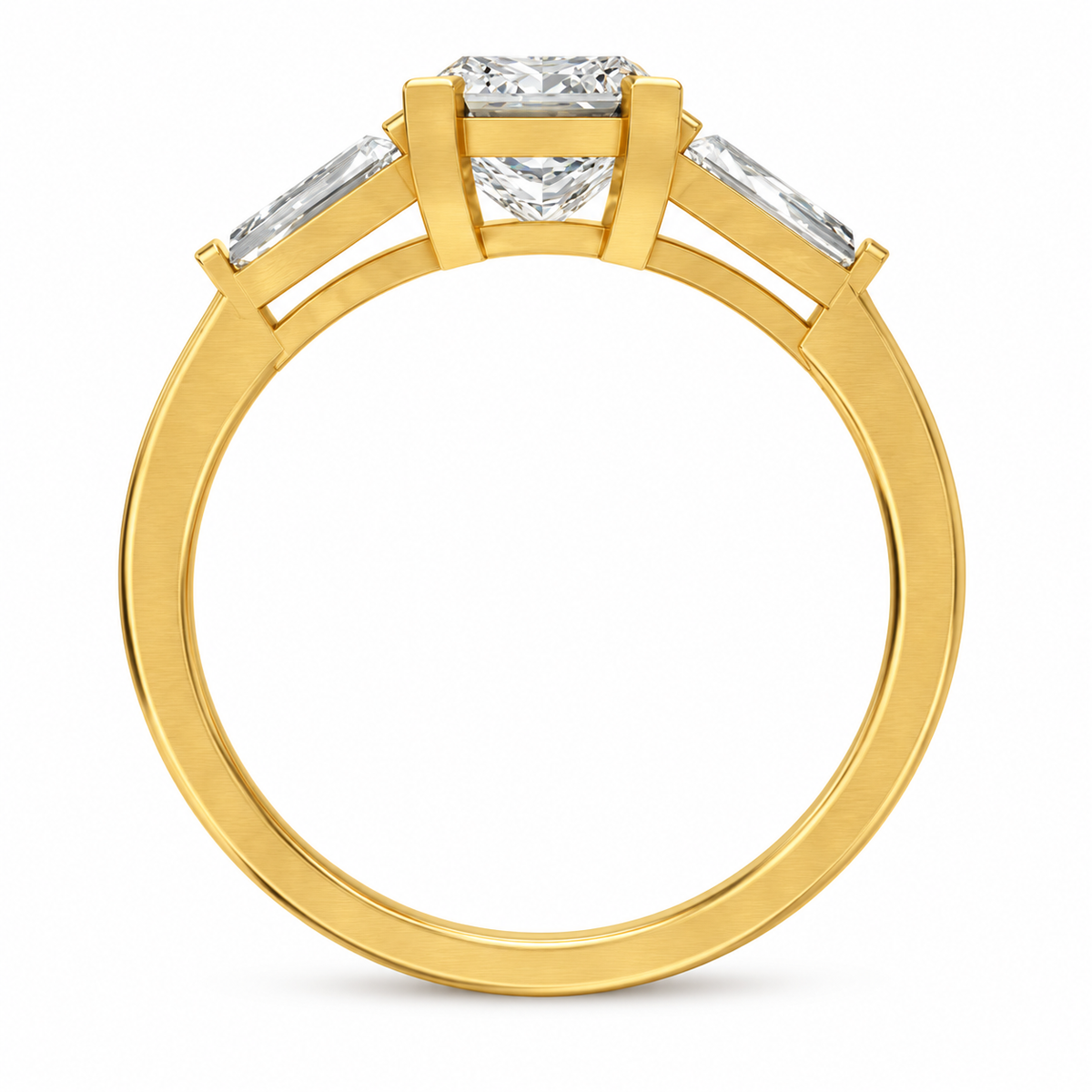 princess, yellow gold