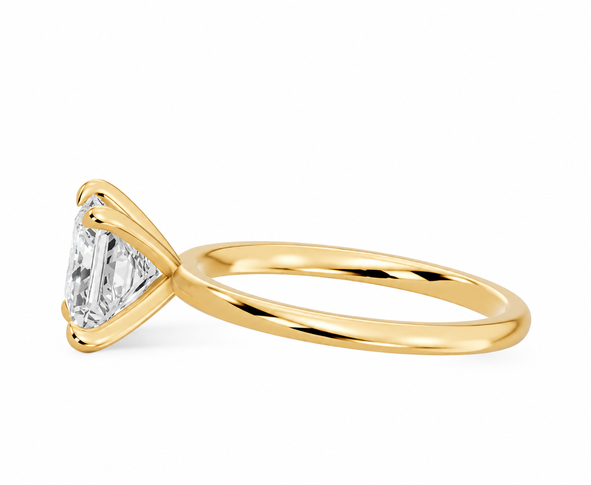 princess, yellow gold