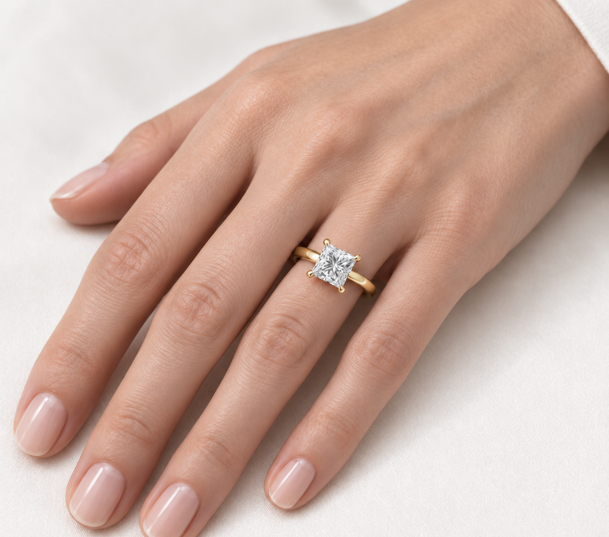 princess, yellow gold