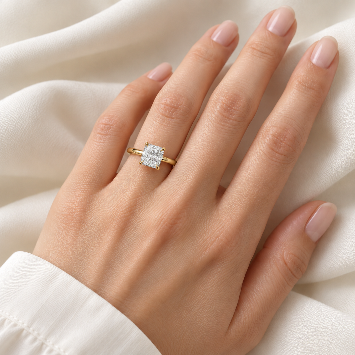 princess, yellow gold