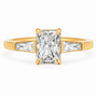 radiant, yellow gold