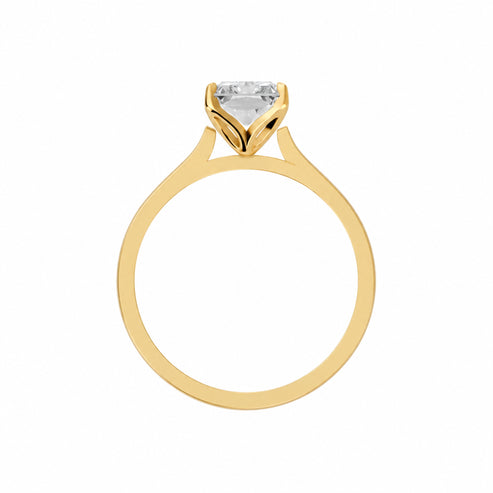 radiant, yellow gold