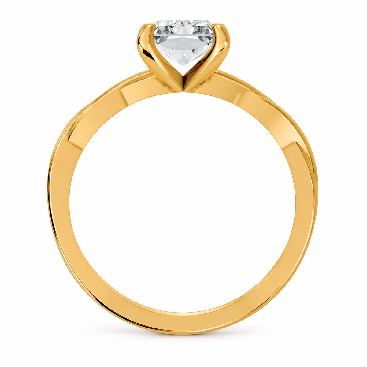 radiant, yellow gold